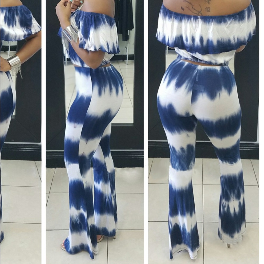 Tye Dye flare pants pants